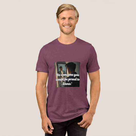 誇り高き自己改善Tシャツ トライブレンドTシャツ (正面全面)