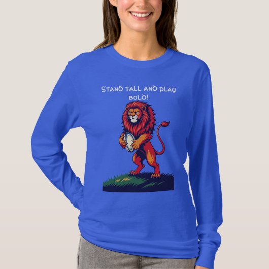 誇り高き赤き獅子 Tシャツ (正面)