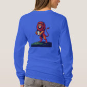 誇り高き赤き獅子 Tシャツ (裏面)