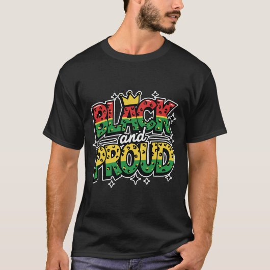 誇り高き黒人 Tシャツ (正面)