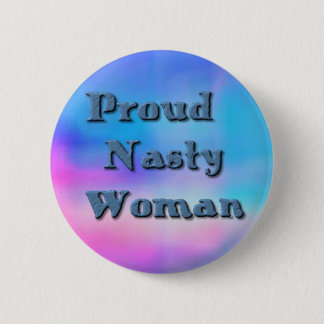 誇り高く扱いにくい女性、反切札のプロヒラリーボタン 缶バッジ