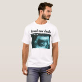 誇り高く新しいお父さん Tシャツ (正面フル)