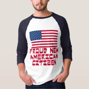 誇り高く新しいアメリカの市民 Tシャツ