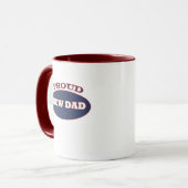 誇り高く新しいパパ マグカップ (正面左)