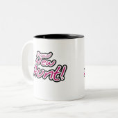 誇り高く新しい叔母さん ツートーンマグカップ (正面左)