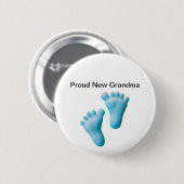 誇り高く新しい祖母 缶バッジ (正面&裏面)