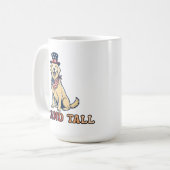 誇り高く立ち コーヒーマグカップ (正面左)