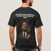 誇り高く、後悔なし Tシャツ (裏面)