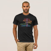 誇り 黒 Tシャツ (正面フル)