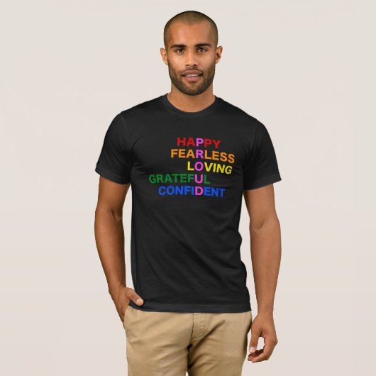 誇り 黒 Tシャツ (正面フル)