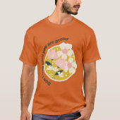 誇れるまで諦めるな モチベーションの引用 Tシャツ (正面)
