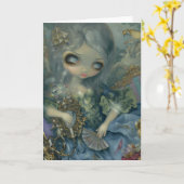 「誇大妄想」グリーティングカード カード (黄色い花)