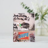 誇大広告はがき ポストカード (スタンド正面)