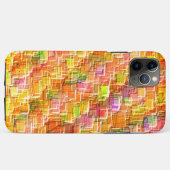 誇張されたエンボスの正方形のオーバーレイ投げ Case-Mate iPhoneケース (裏面(横))