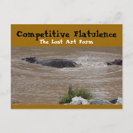 誇張的な防御 ポストカード (正面)