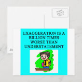 誇張 ポストカード (正面/裏面)