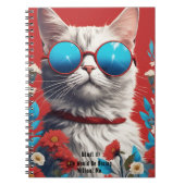 認めろ俺の猫手帳なしで人生つまんなくって ノートブック (正面)