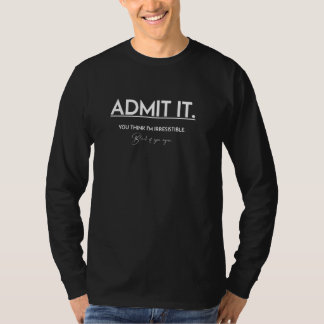 認めろ。君考えは抵抗し難い。点滅もしする Tシャツ
