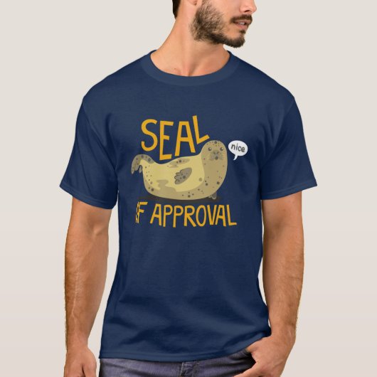 認印で笑顔の家族 Tシャツ (正面)