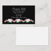 認可されたマッサージセラピストの美しいのデザイン 名刺 (正面/裏面)