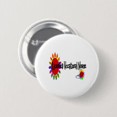 認可された職業ナース 缶バッジ (正面&裏面)