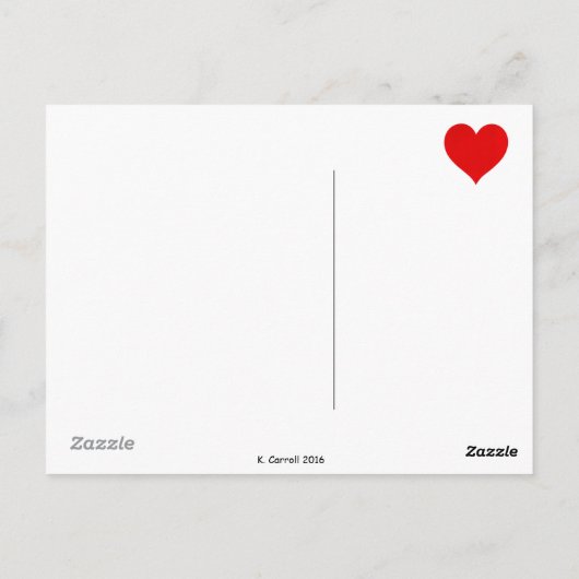 認可された臨床ソーシャルワーカーの感謝 ポストカード (裏面)