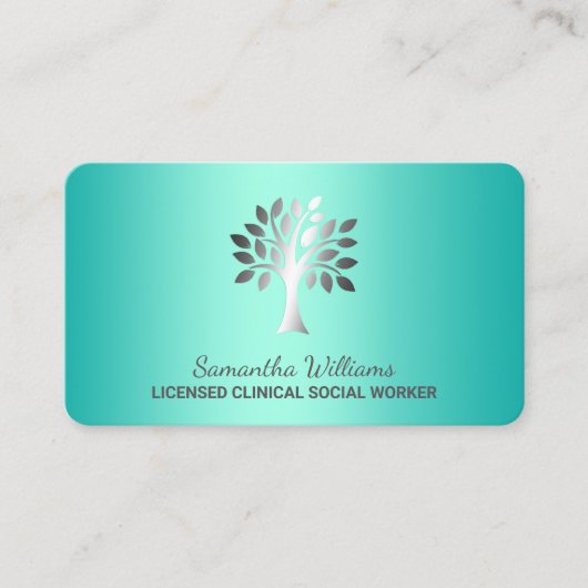 認可を受けた医療従事者 名刺 (正面)