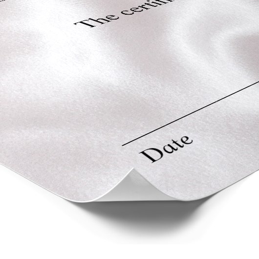 認可証 ポスター (角)