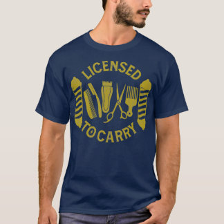 認可運カッコいい理容師 Tシャツ