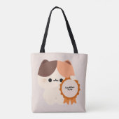 認定かわいい猫 トートバッグ (裏面)