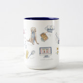 認定されたホームボディソーシャルの距離マグ大 ツートーンマグカップ (中央)