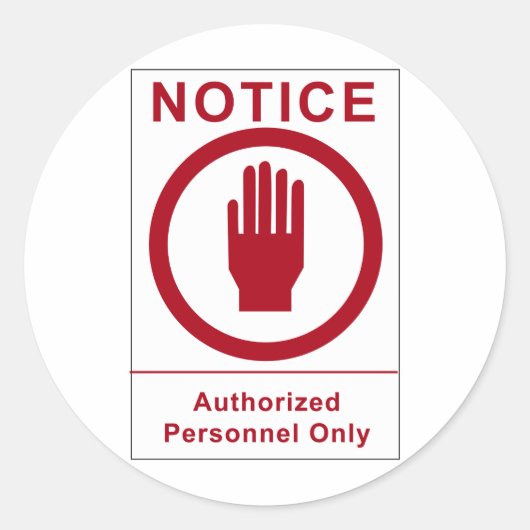 認定された人事ヴィンテージ署名 ラウンドシール (正面)