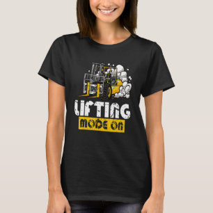 認定された倉庫フォークリフトのオペラ上のリフトモード Tシャツ