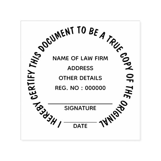 認定された真のオリジナル |ラウンド セルフインキングスタンプ (デザイン)