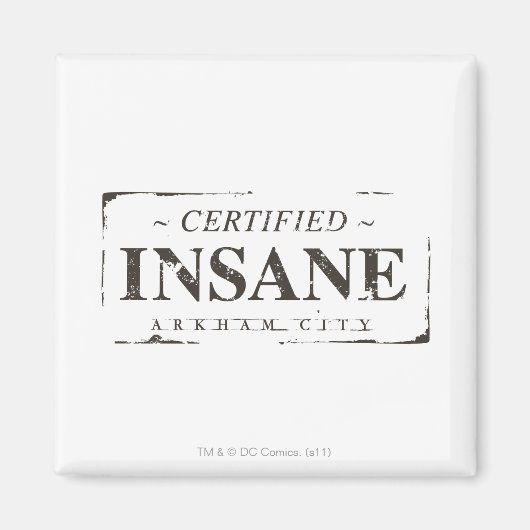 認定された非常識スタンプ マグネット (正面)