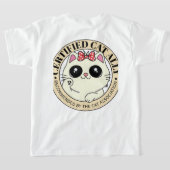 認定されたCat Ally | Tシャツ (レイダウン裏面)
