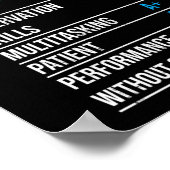 認定されたPhysican Assistantレポート・カード ポスター (角)