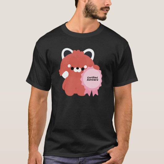 認定アウェキなレッドパンダ Tシャツ (正面)