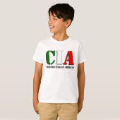 認定アメリイタリアンカ人 Tシャツ (正面フル)