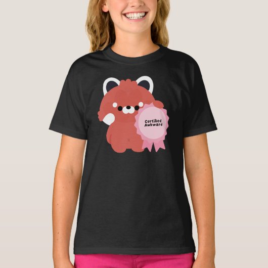 認定アワオワレッドパンダ Tシャツ (正面)