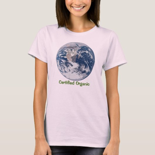 認定オーガニック Tシャツ (正面)