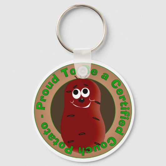 認定カウチポテト キーホルダー (正面)