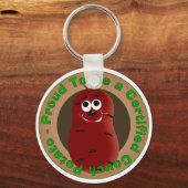 認定カウチポテト キーホルダー (正面)