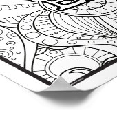 認定カラーリングポスター – 私は十分である ポスター (角)