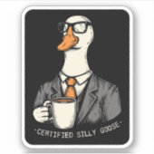 認定ガチョウ間抜けス シール (正面)