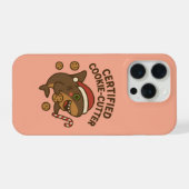 認定クッキーカッター面白いクリスマス鮫ダジャレ iPhoneケース (裏面横)