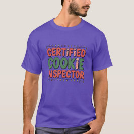認定クッキー検査官 ファミリーTシャツ Tシャツ