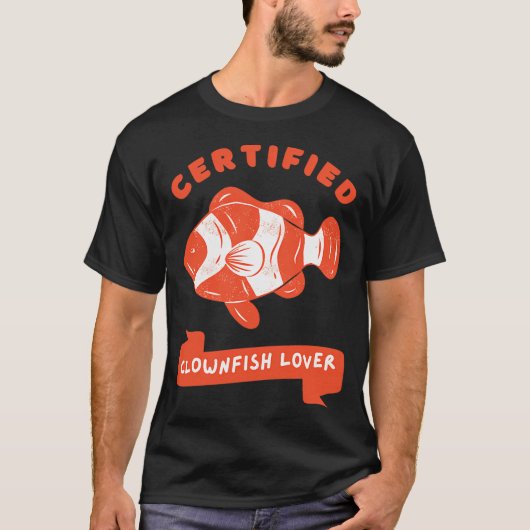 認定クマノミ愛好家 Tシャツ (正面)