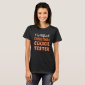 認定クリスマスクッキー試験機ベーキングチームChri Tシャツ (正面フル)