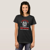 認定クレーン運転士スカル建築サイトW Tシャツ (正面フル)